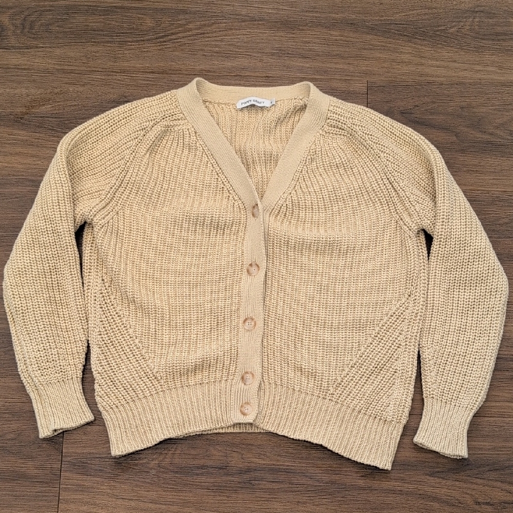 Poppy Barley The Novel Cardigan In Oatmeal